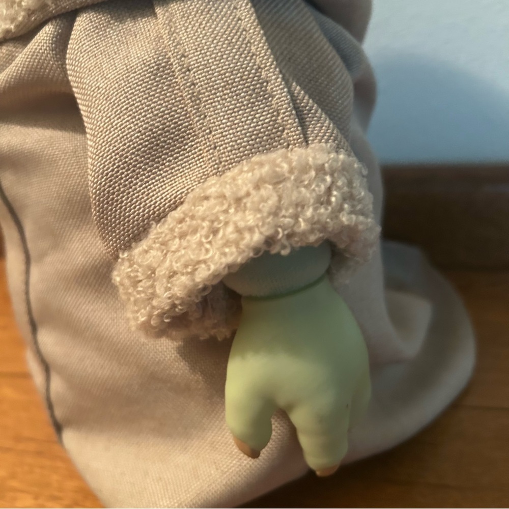 Disney Star Wars The Mandalorian Baby Yoda Grogu Plush Doll The Child 11” Rubber - Picture 5 of 12